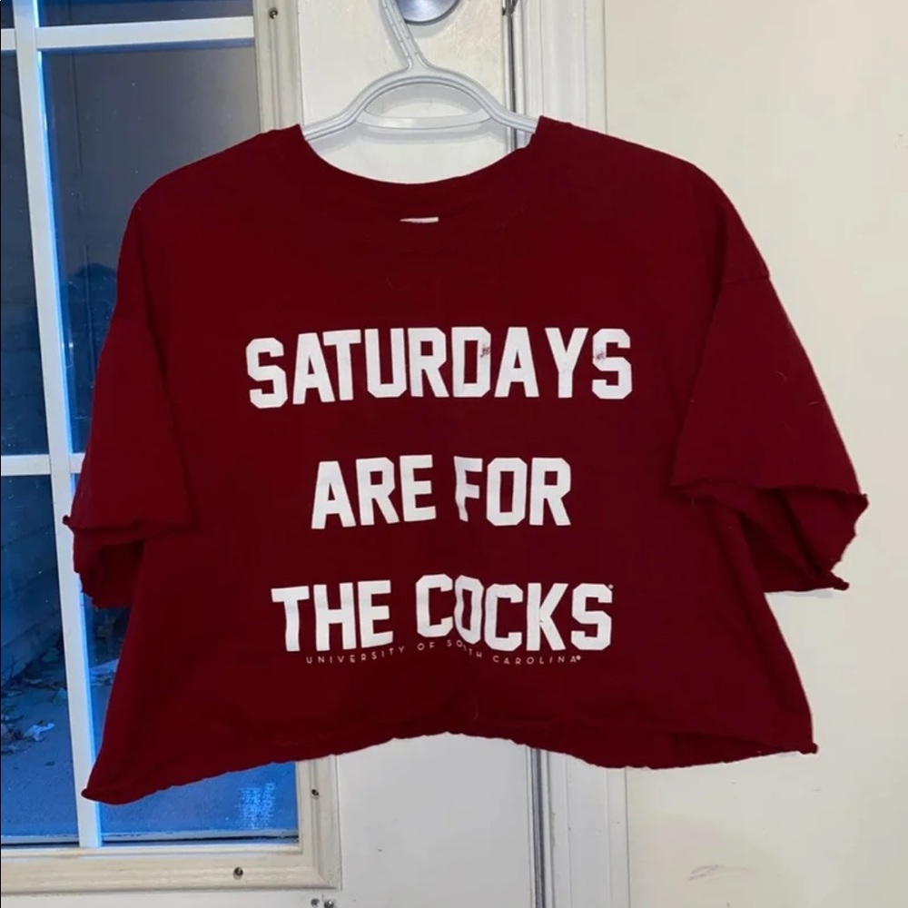 USC Gamecock game day croptop